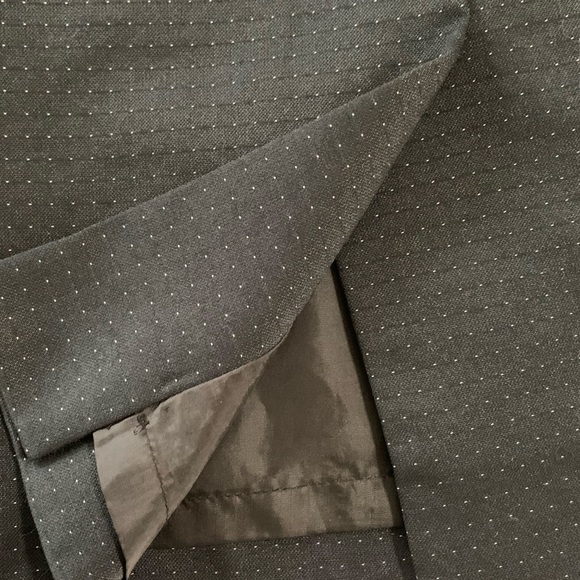 Petite Black Kasper Skirt with small white polka dots - Picture 5 of 9